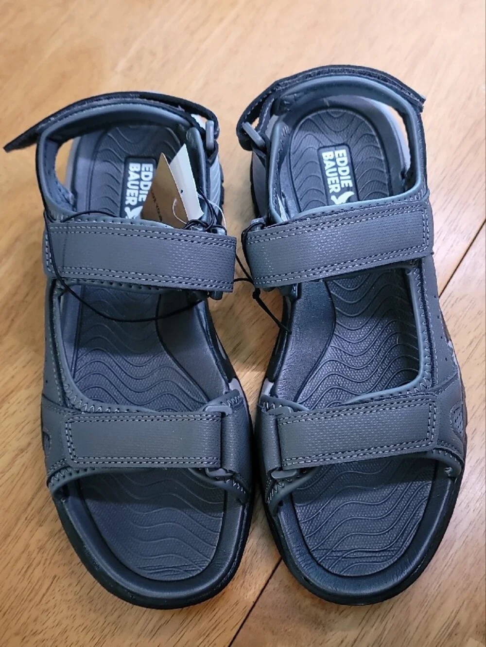 Eddie Bauer - Gray Adjustable Sport Sandals